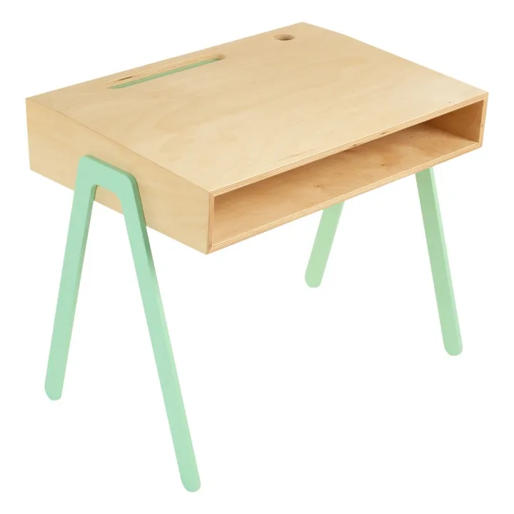 In2Wood - Kids' Desk - Mint Green | Smallable