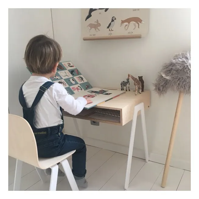 Bureau enfant | Blanc- Image produit n°1