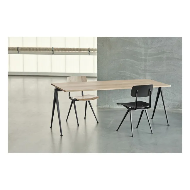 Result Tinted Oak Chair - Friso Kramer & Wim Rietveld Re-edition  | Black