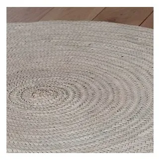 Alfombra redonda de hoja de palmera - 150 cm- Imagen del producto n°2