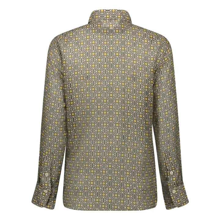 Camisa de algodón y seda Caro | Amarillo- Imagen del producto n°1