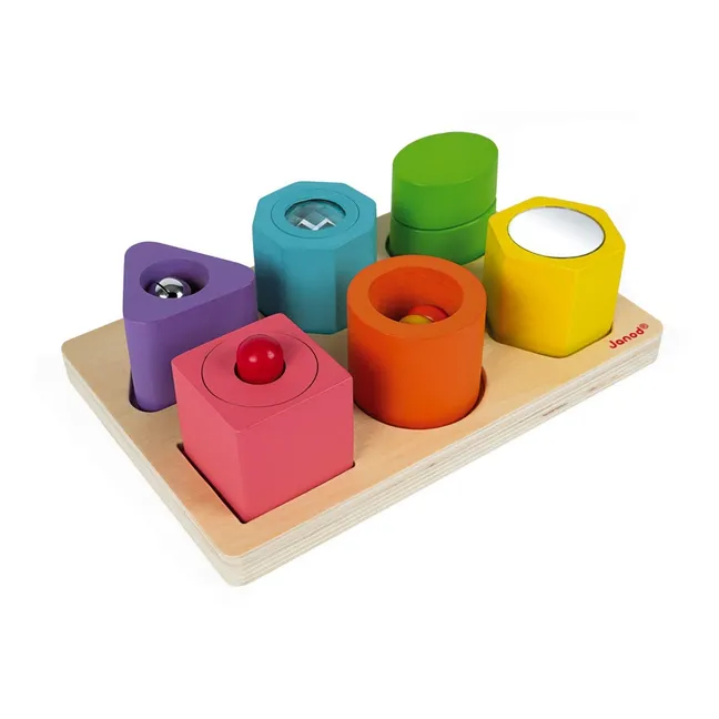 Sensory Wooden Cubes - Set of 6