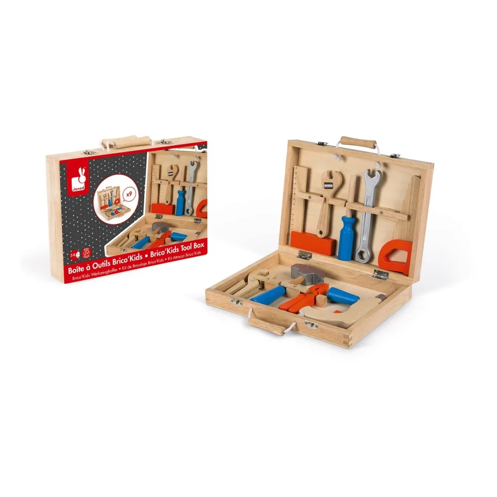Boîte à outils Brico'Kids - Set de 9 pièces- Image produit n°1