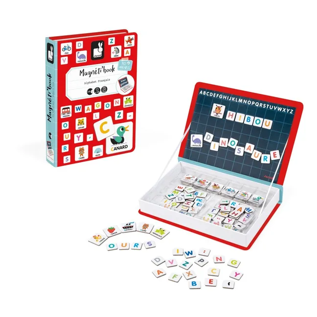 Magnetic Alphabet Book - 131 magnets (French Version)