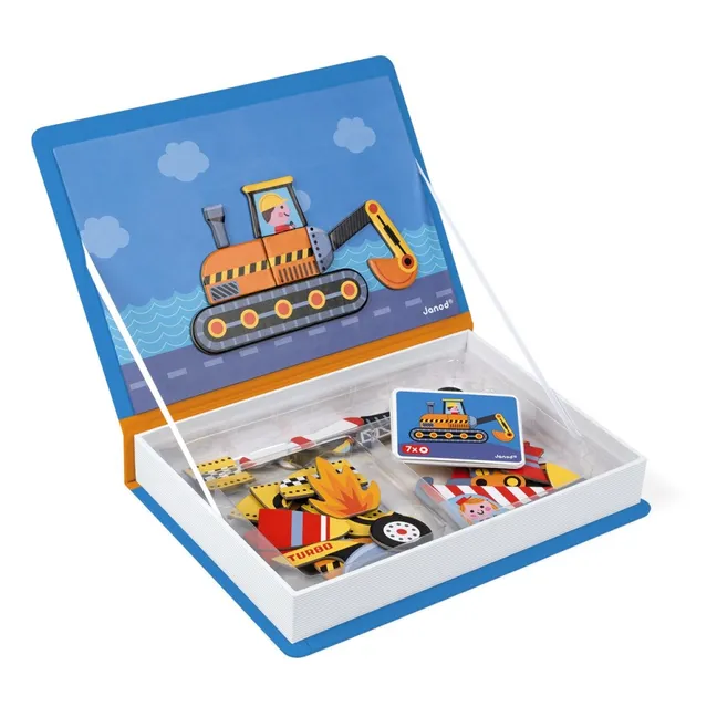 Livre magnétique Bolides Magnéti'book - 50 magnets