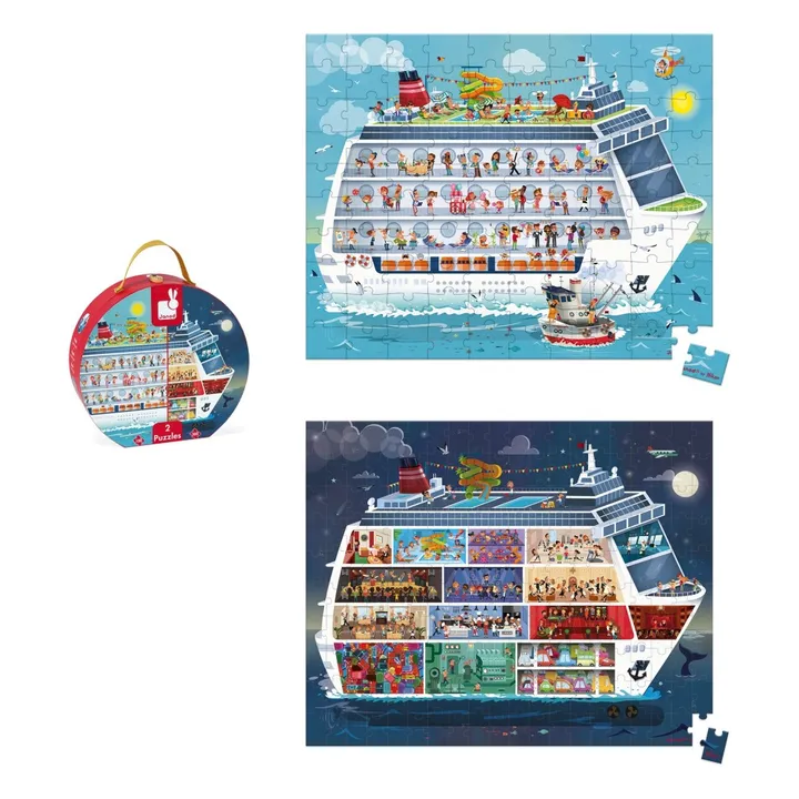 Puzzle barco de crucero - Set de 2 puzzles 100 y 200 piezas- Imagen del producto n°4