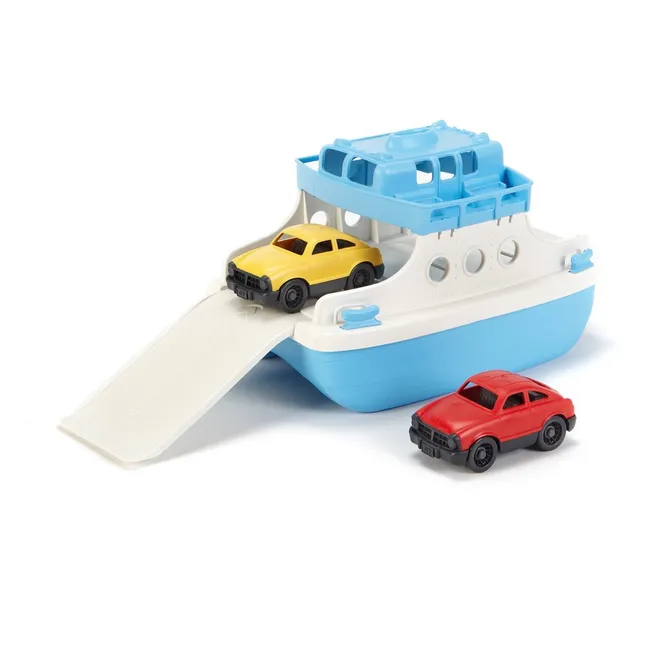 Fährschiff und 2 mini-Autos für das Bad