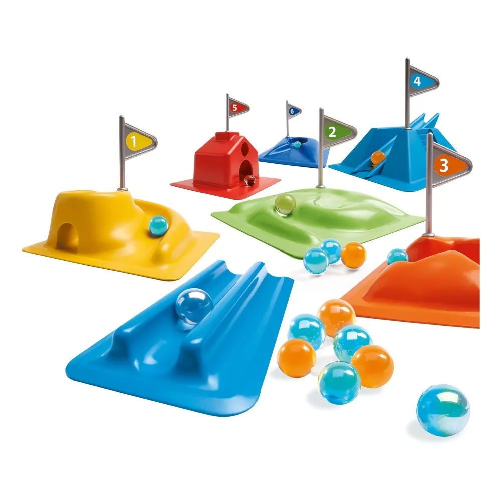 Djeco Multicoloured Golfy Marble Game