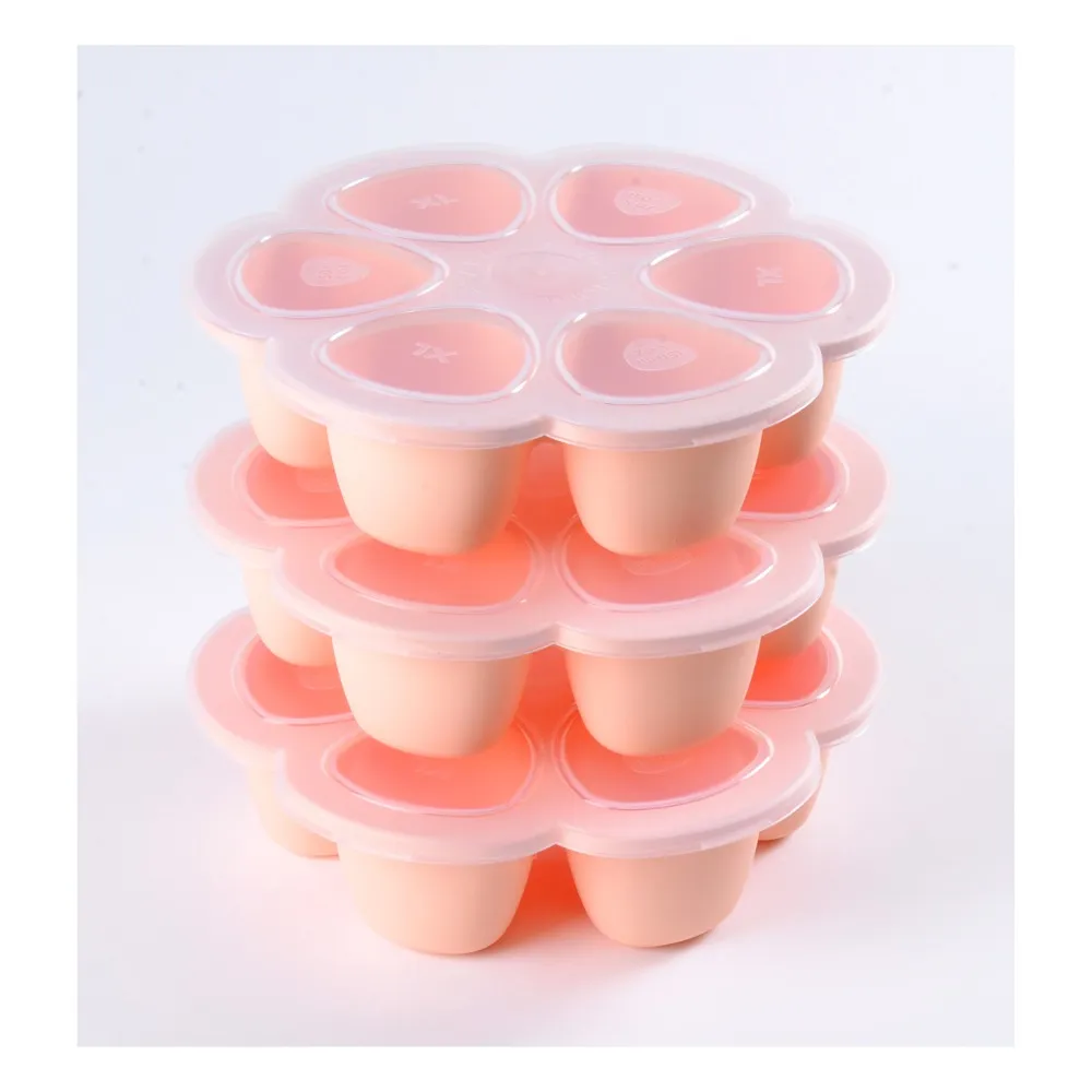 Moule multiportions en silicone - 6 x 90 ml | Rose pâle- Image produit n°2