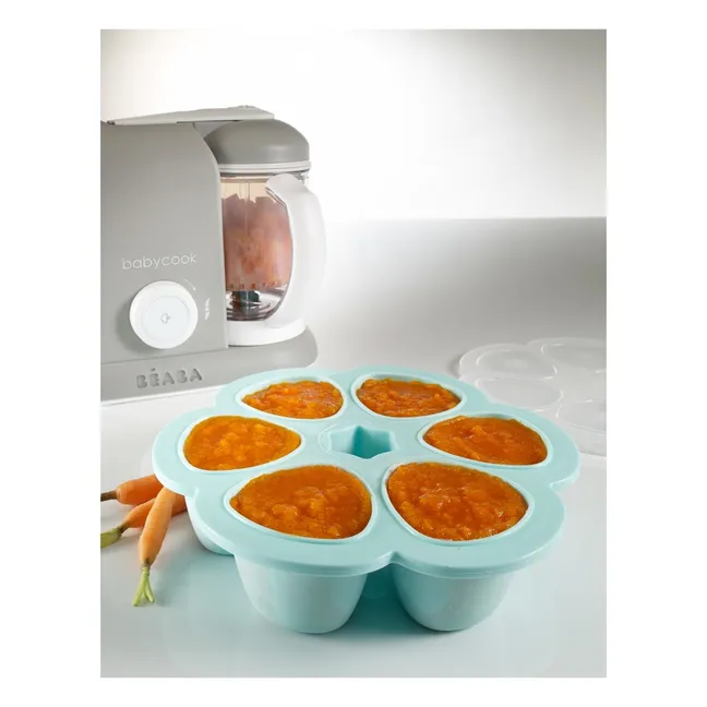 Molde de silicona multi-porción - 6 x 150 ml | Azul Turquesa