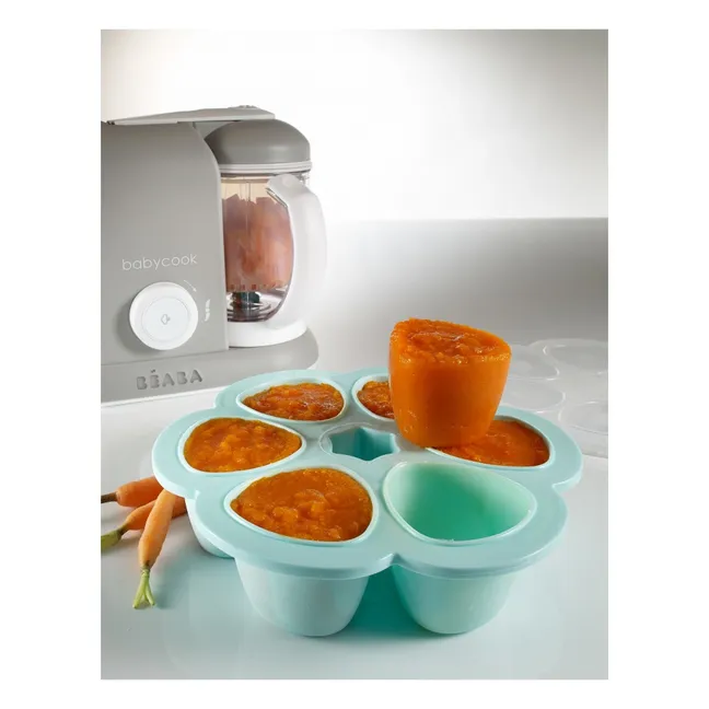 Multiportion Silicon Plate 6x150ml | Turquoise
