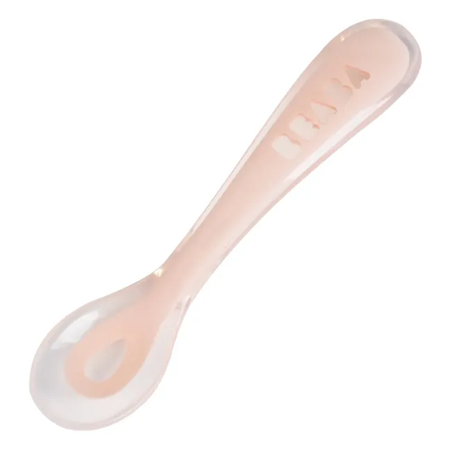 Cucchiaio morbido in silicone  | Rosa chiaro