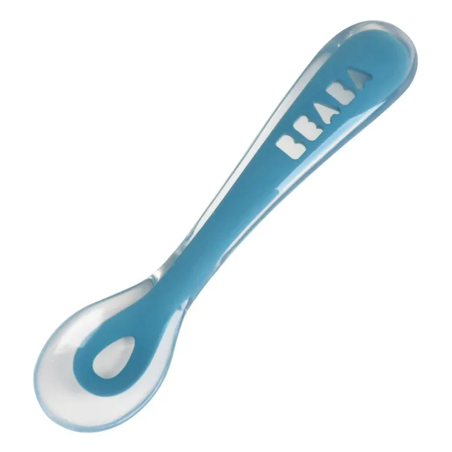 Cuchara 2ndo año soft de silicona | Azul