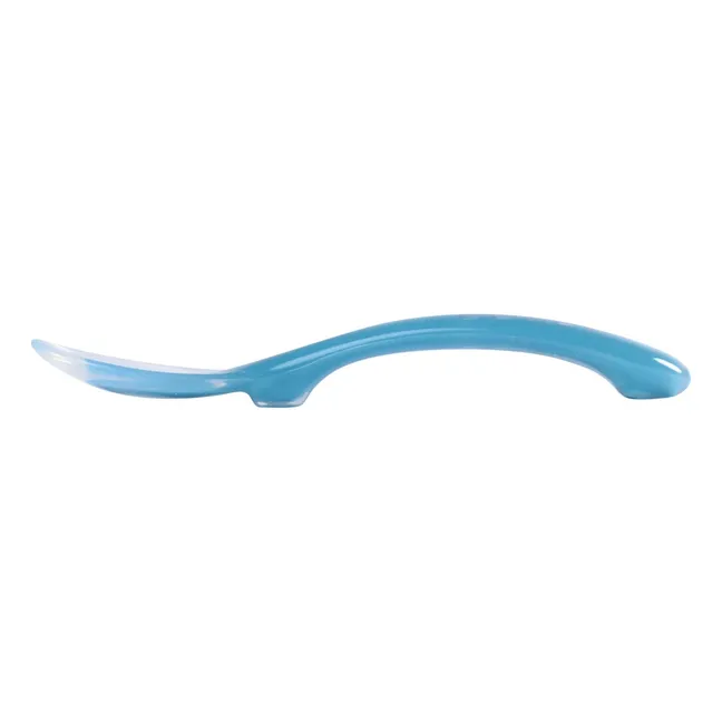 Cuchara 2ndo año soft de silicona | Azul