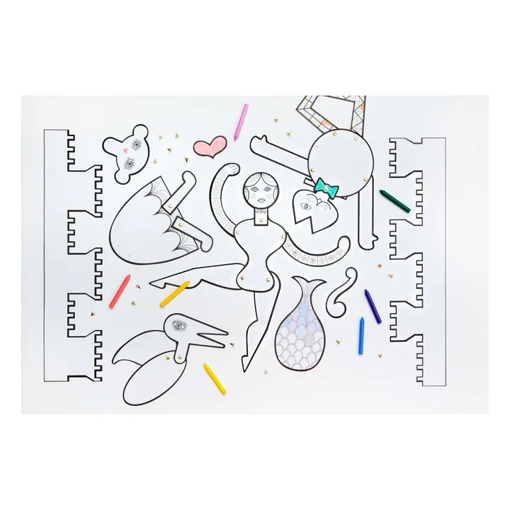 Coloriage - The Coloring Toy : Eames Office - Set- Immagine del prodotto n°3
