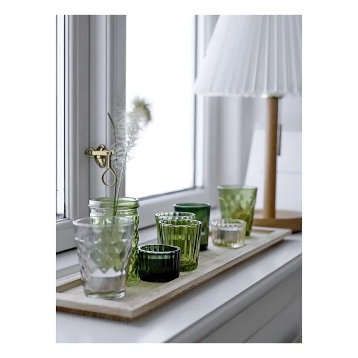 Rectangular plate and candle holders - Set of 9 - Product image n°1