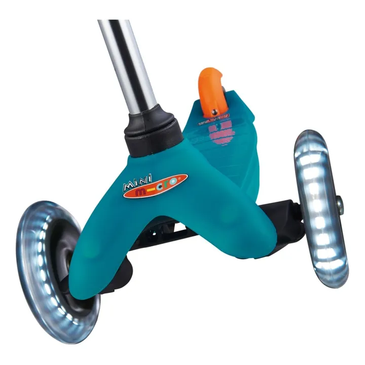 Micro Classic Push Scooter with LED wheels | Aqua- Product image n°1
