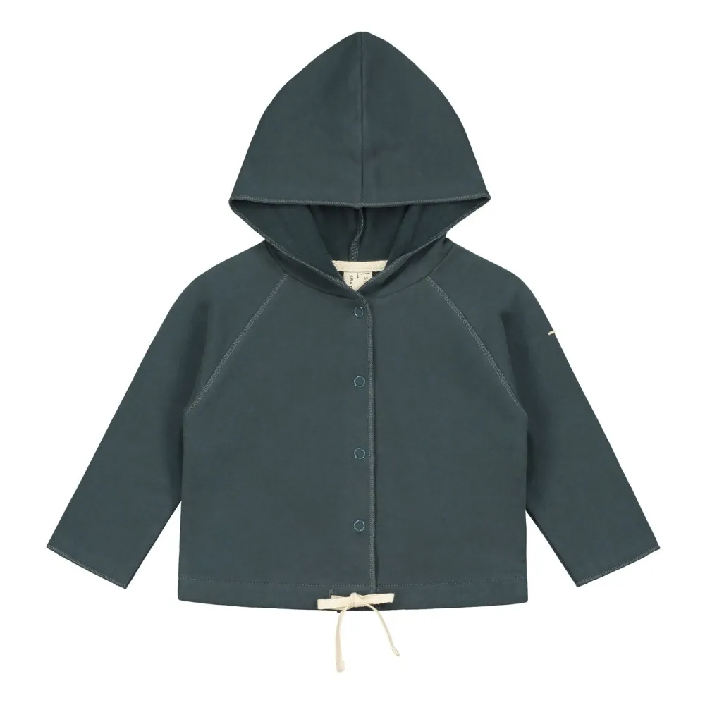 Gray Label Grey Blue Organic Cotton Hoodie