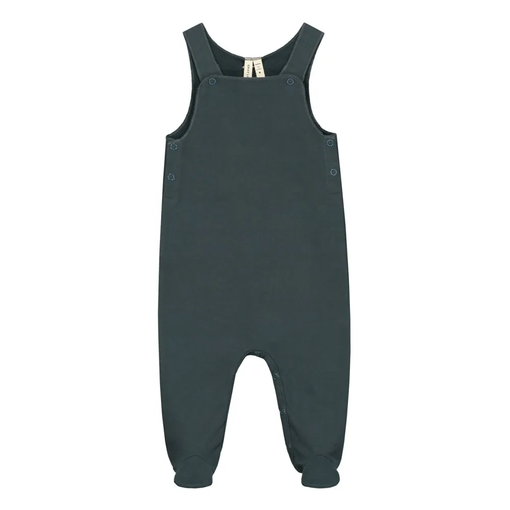 Gray Label Grey Blue Organic Cotton Romper