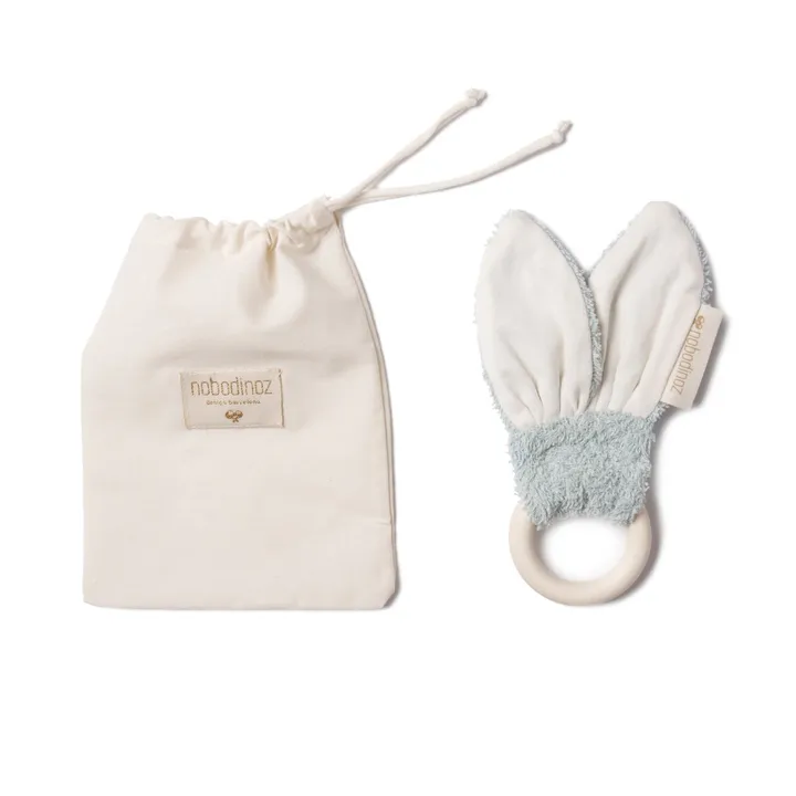 Bunny Teething Ring | Blue- Product image n°1