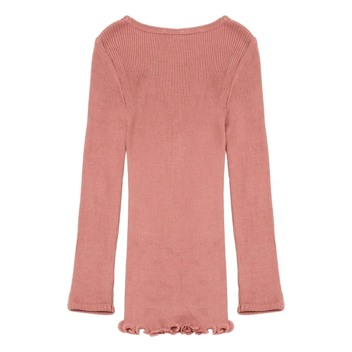Bergen Silk T-shirt  | Pink- Product image n°3