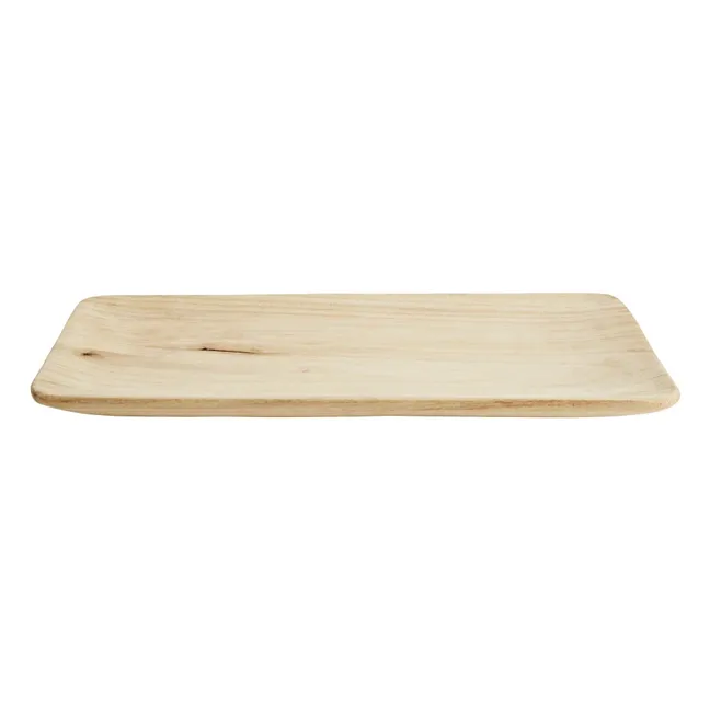 Bandeja rectangular de madera