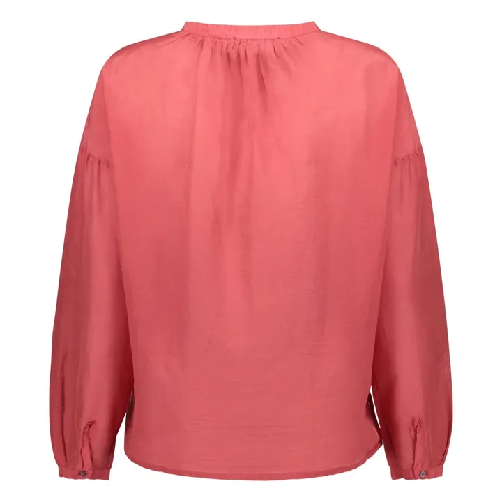 Camicia Cotone e Seta  | Rosa- Immagine del prodotto n°2