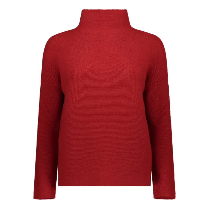 Pullover Lana Vierge | Rosso giapponese- Immagine del prodotto n°0