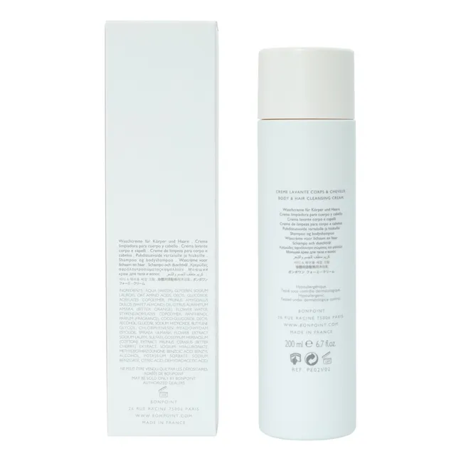 Foaming Cream Cleanser for Face, Body and Hair - 200 ml