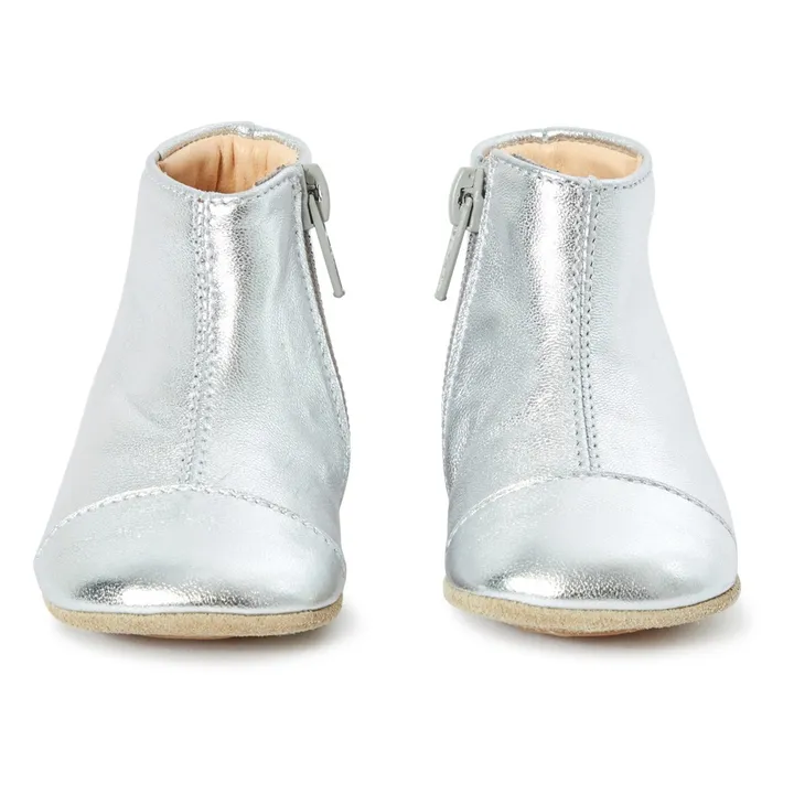 Zipped Slippers  | Silver- Product image n°3