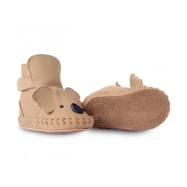 Chaussons Fourrés Koala Kapi | Beige