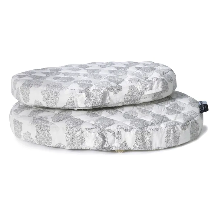 Cuscino, modello: Tibu, in cotone biologico | Bianco- Immagine del prodotto n°5