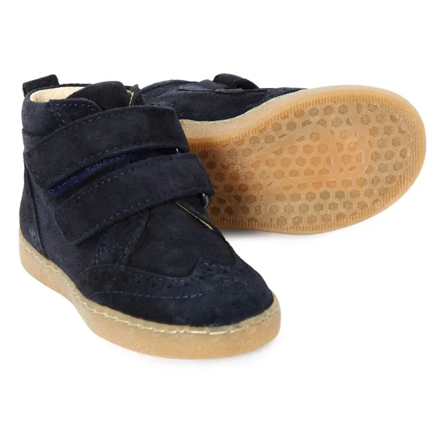 Suede Sneakers - Two Con Me Collection | Navy blue