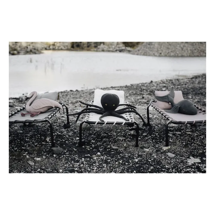 Kissen Kraken aus Bio-Baumwolle  | Dark Grey S021- Produktbild Nr. 2