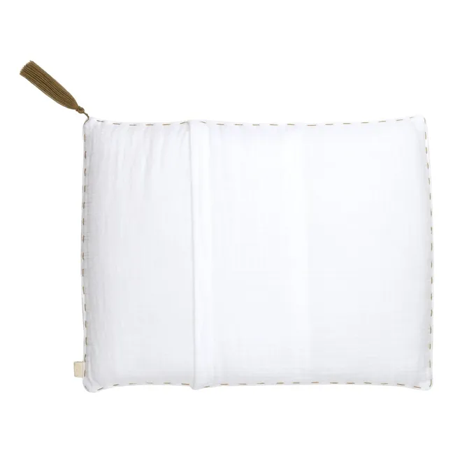 Organic Cotton Cushion | White S001
