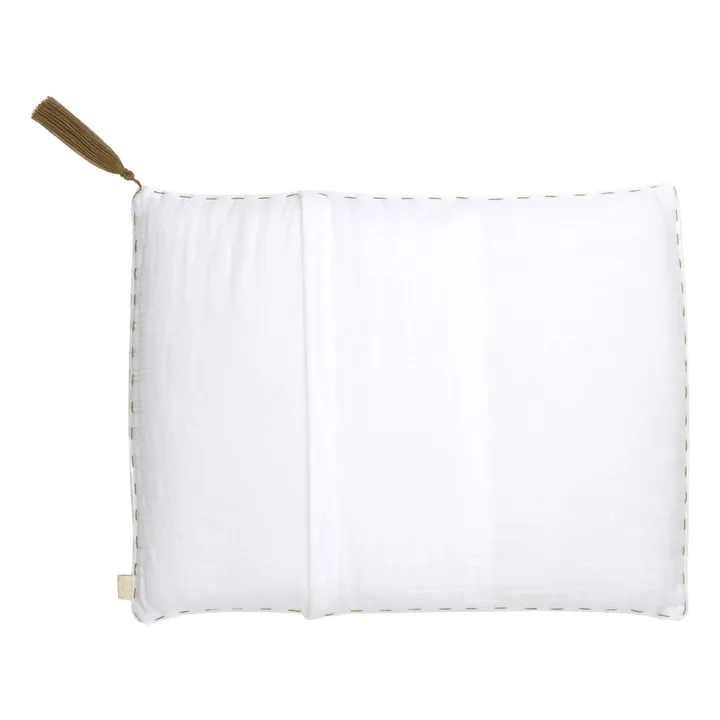 Organic Cotton Cushion | White S001- Product image n°1