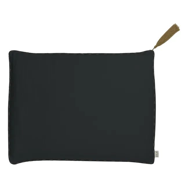 Kissen aus Bio-Baumwolle  | Dark Grey S021