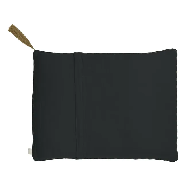 Kissen aus Bio-Baumwolle  | Dark Grey S021