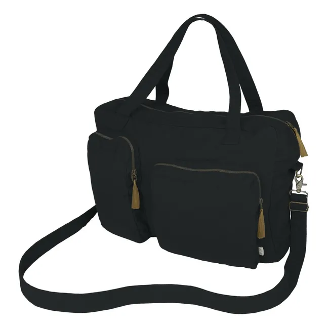 Tasche Weekender aus Bio-Baumwolle  | Dark Grey S021