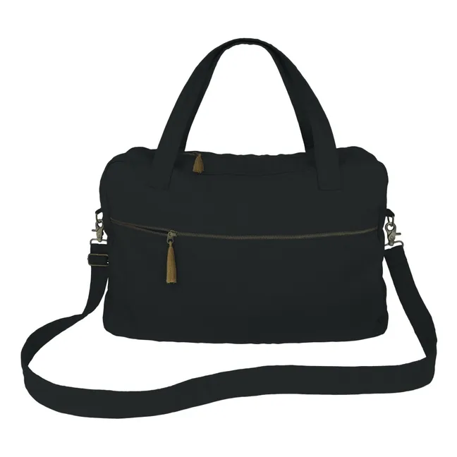 Tasche Weekender aus Bio-Baumwolle  | Dark Grey S021