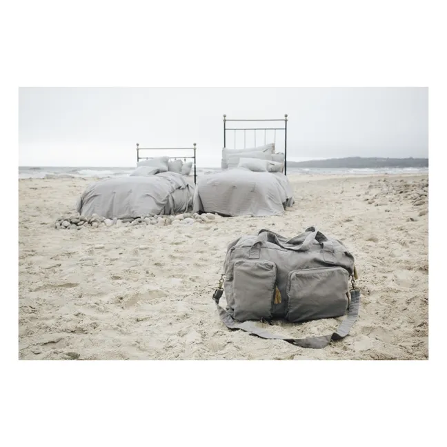 Borsa Weekend cotone bio | Teal Blue S022