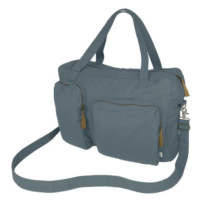Tasche Weekender aus Bio-Baumwolle  | Ice Blue S032