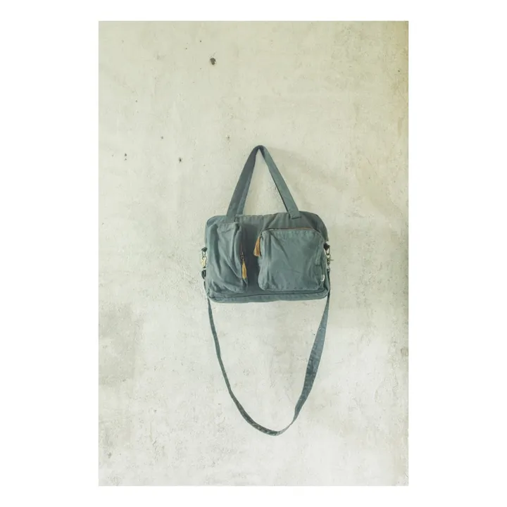 Organic Cotton Changing Bag | Silver Grey S019- Product image n°4