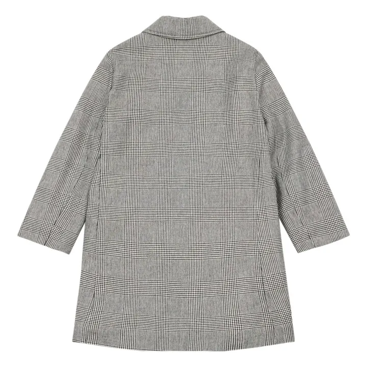 Glen Plaid Coat  | Grey- Product image n°2