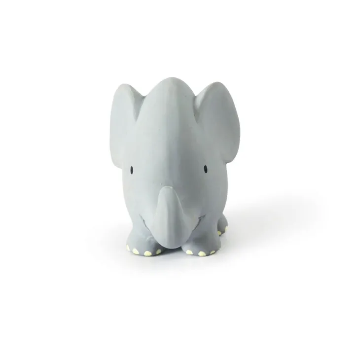 Sonaglio  Elefante in gomma naturale | Grigio chiaro- Immagine del prodotto n°0
