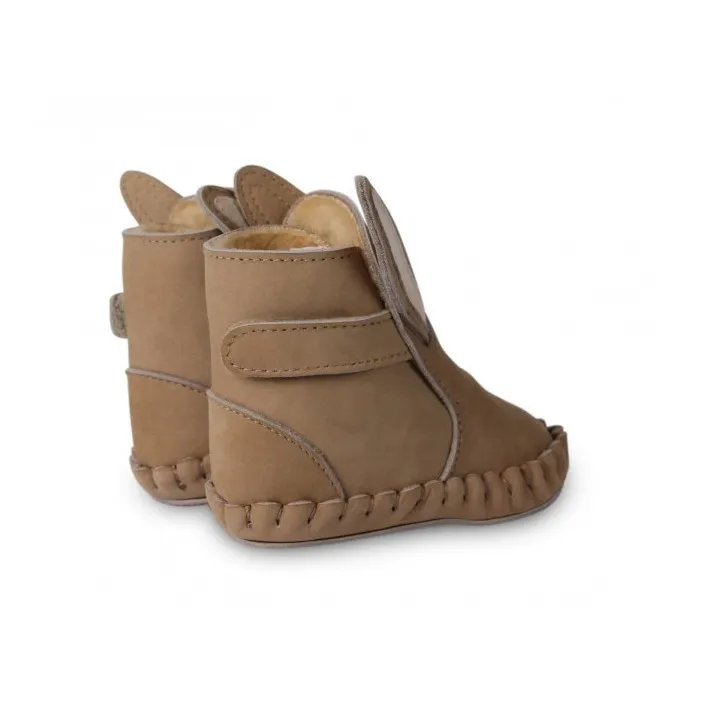 Chaussons Fourrés Lapin Kapi | Gris taupe- Image produit n°2
