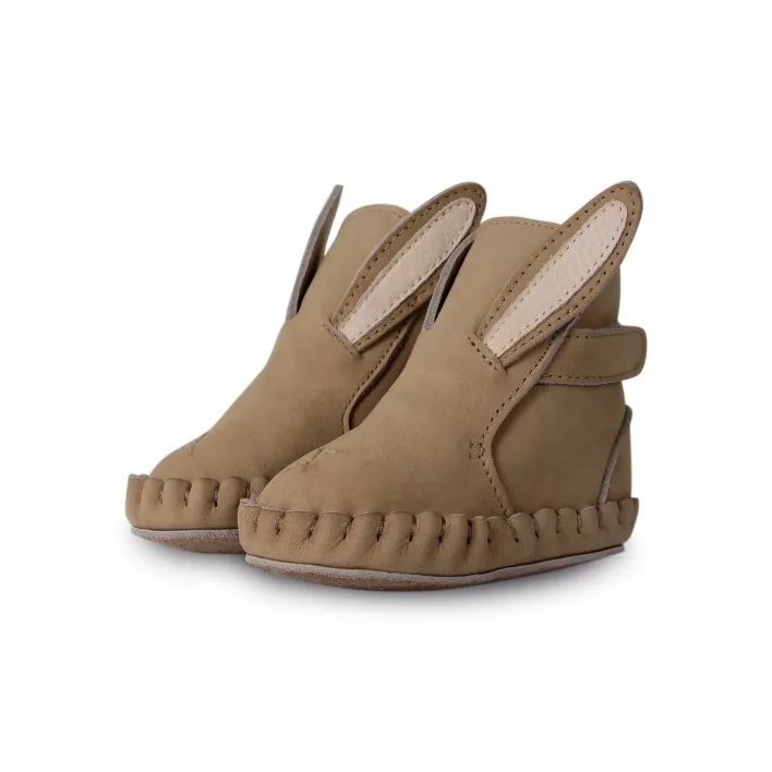 Chaussons Fourrés Lapin Kapi | Gris taupe- Image produit n°5