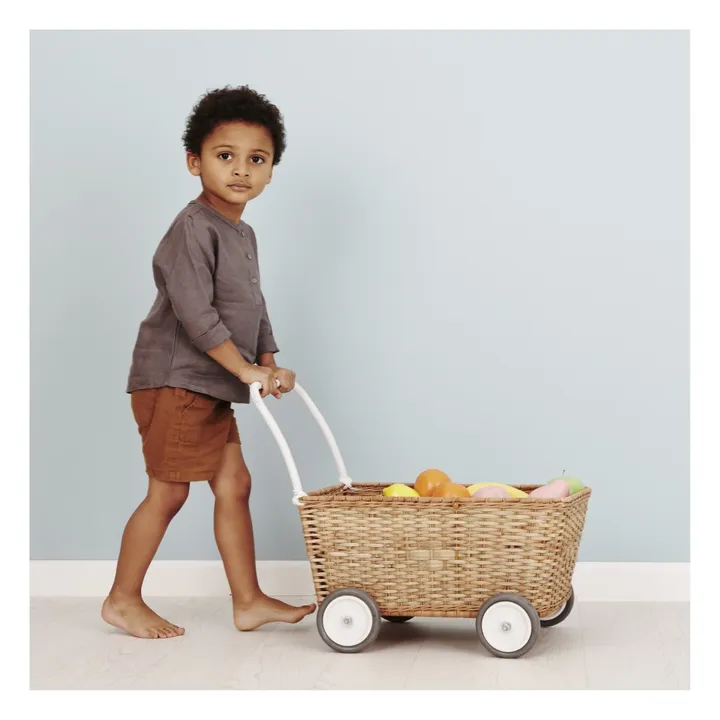 Olli Ella Puppenwagen aus Rattan Smallable