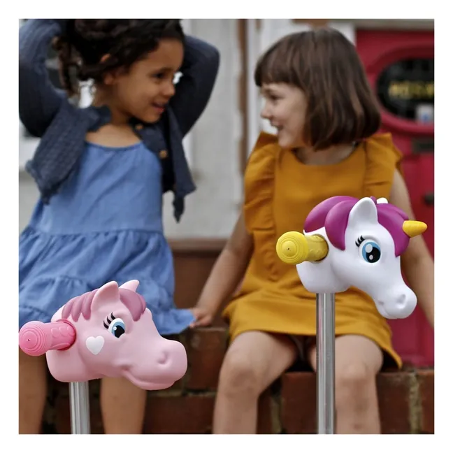 Tête de trottinette Licorne | Blanc