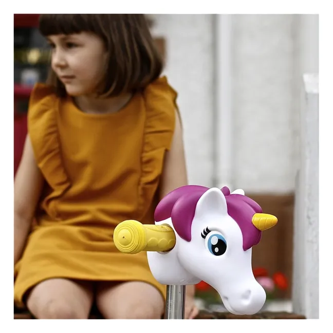 Tête de trottinette Licorne | Blanc